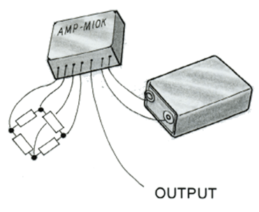 Strain Gauge Signal Conditioner Power and Output